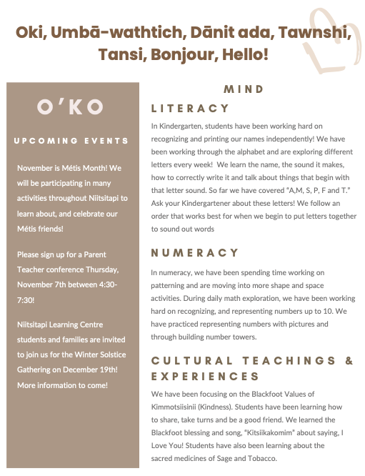 Kinder Fall Learning 1