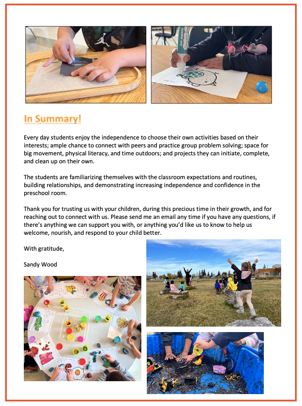 Preschool Learning Fall 3