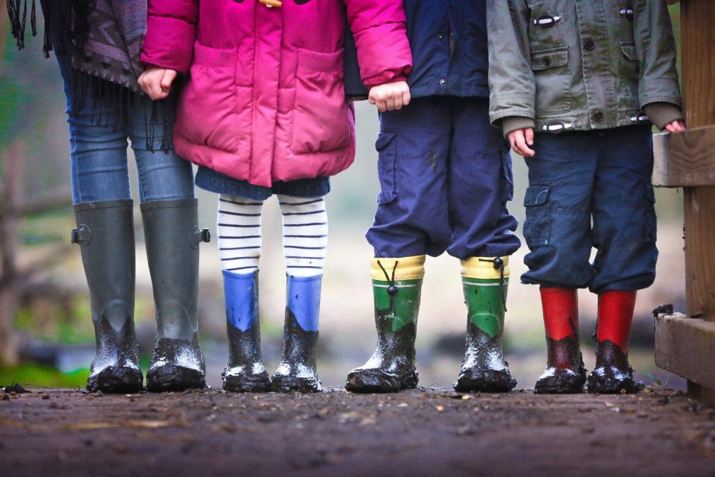 Puddle, Rainy Day, Spring, Rainboots